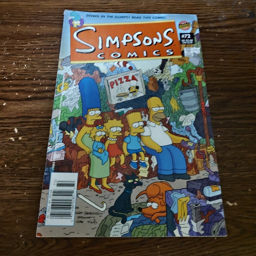 Simpsons Comics #72 (2002, Bongo Comics)